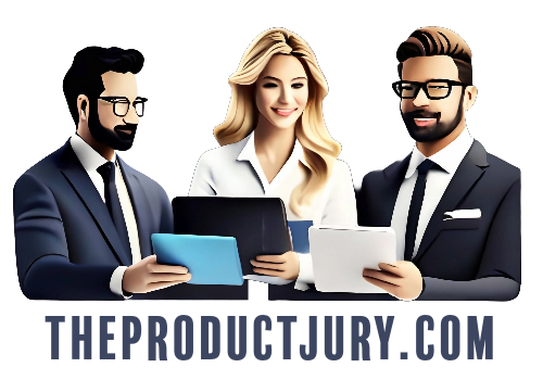 theproductjury.com logo. Reviews of products and services